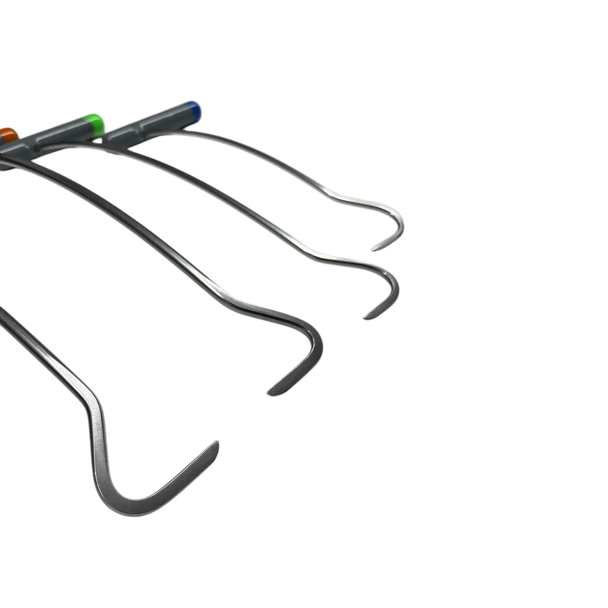 Lurencia Edition 6-Piece Sharp Tip C-Bend Left & Right Steel PDR Tools – Paintless Dent Repair Rods InoxPDR