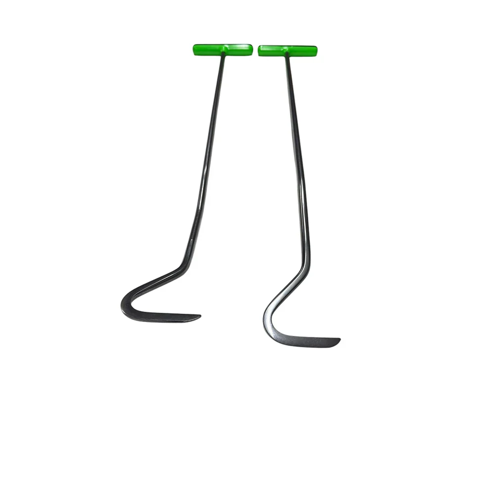 Velmora Edition 2-Piece C-Bend Sharp Tip White Steel PDR Tools – Paintless Dent Repair Rods InoxPDR