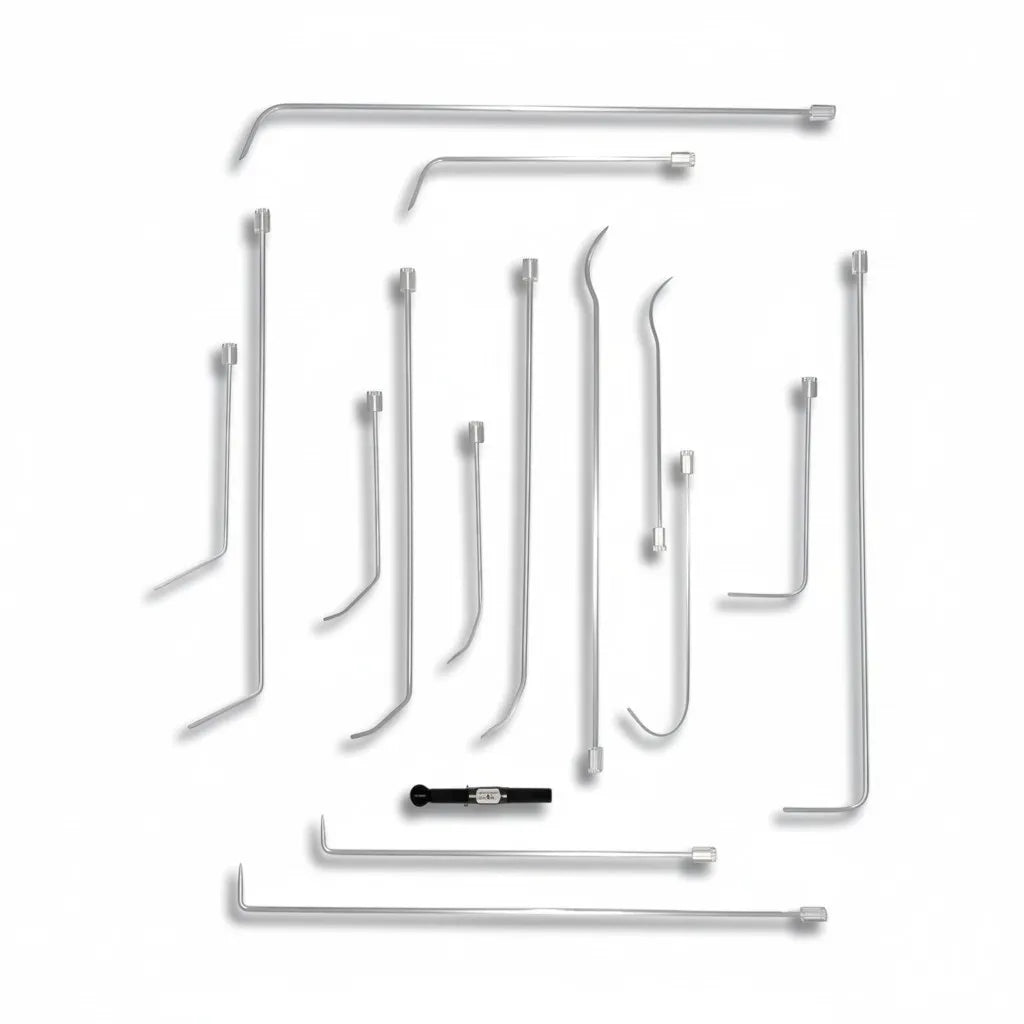 Bursa Edition 16-Piece Custom 360° Rotating PDR Rod Set & Bag