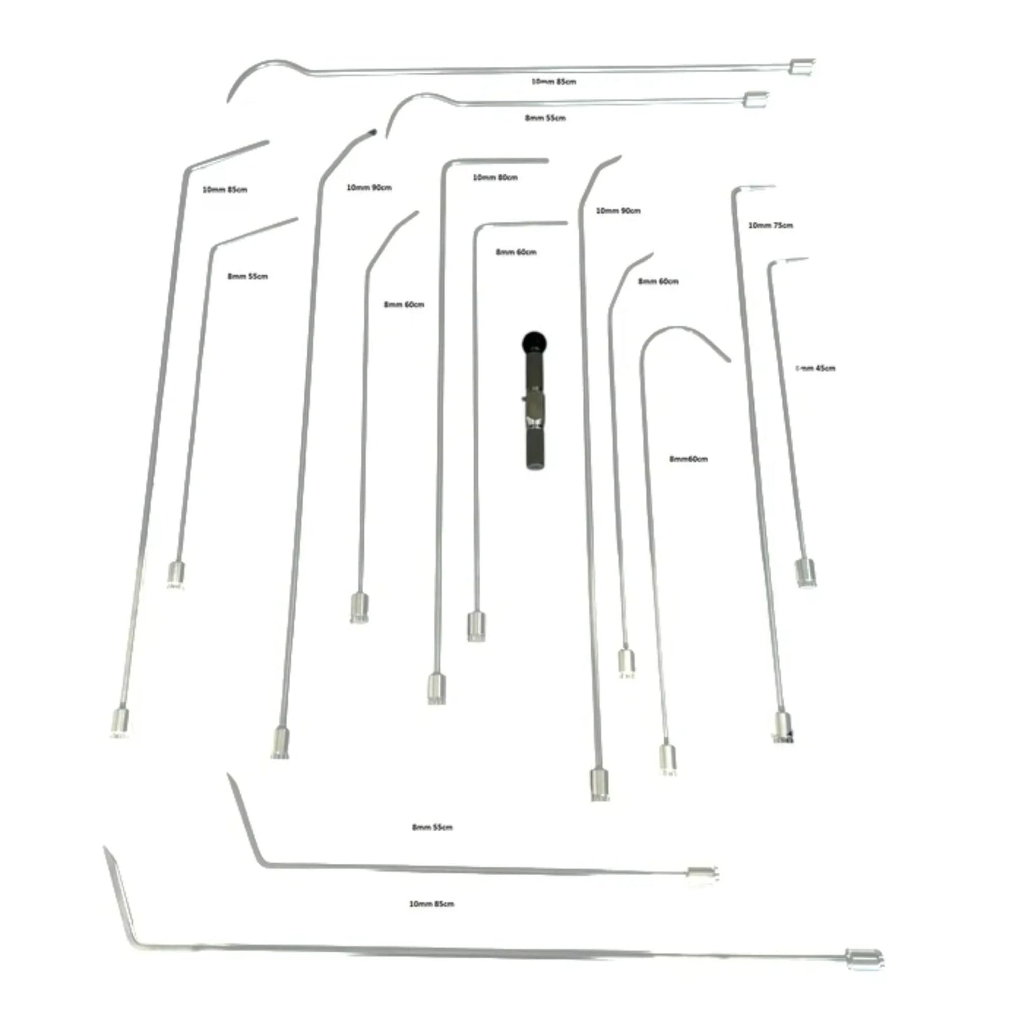 Bursa Edition 16-Piece Custom 360° Rotating PDR Rod Set & Bag