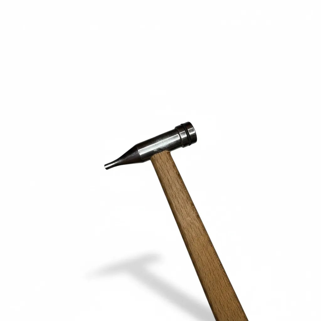 PDR Roestvrijstalen Menghamer (Gebogen Gestippeld Oppervlak / Magnetisch Handvat)